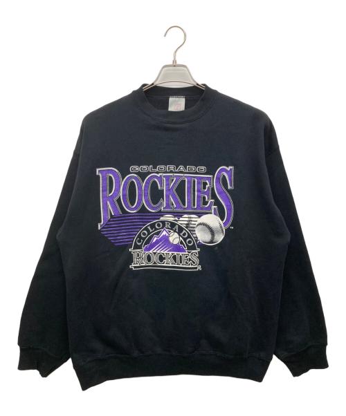 COLORADO ROOKIES（コロラド ルーキーズ）COLORADO ROOKIES (コロラド ルーキーズ) 90'sクルーネックスウェット ブラック サイズ:SIZE XLの古着・服飾アイテム