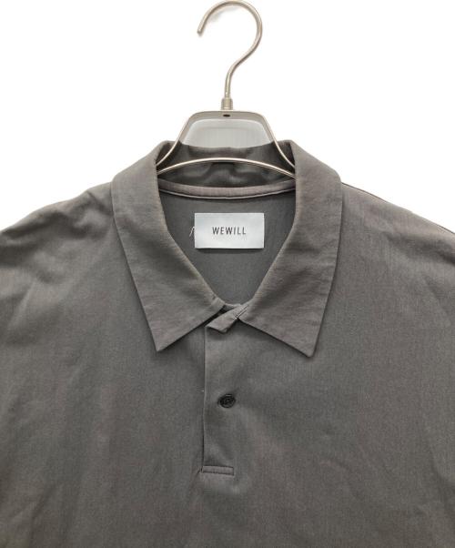 WEWILL（ウィーウィル）WEWILL (ウィーウィル) ポロシャツ チャコールグレー サイズ:SIZE 2の古着・服飾アイテム