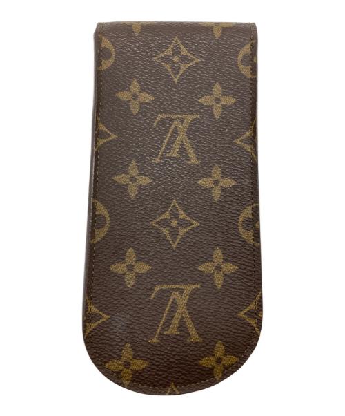 LOUIS VUITTON（ルイ ヴィトン）LOUIS VUITTON (ルイ ヴィトン) メガネケース ブラウンの古着・服飾アイテム