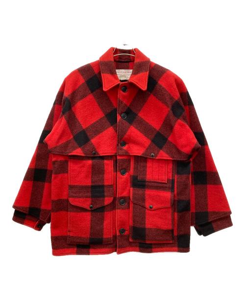 FILSON GARMENT（フィルソン ガーメント）FILSON GARMENT (フィルソン ガーメント) チェックウールコート レッド サイズ:不明の古着・服飾アイテム