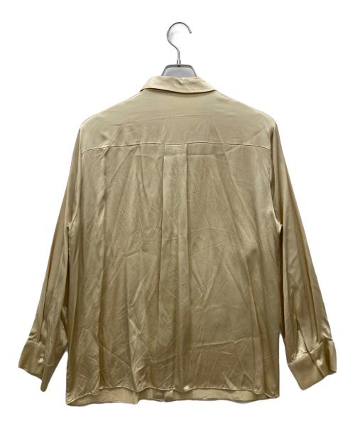 ETRE TOKYO（エトレトウキョウ）ETRE TOKYO (エトレトウキョウ) ボックスシルエットシルクシャツ ベージュ サイズ:SIZE Fの古着・服飾アイテム