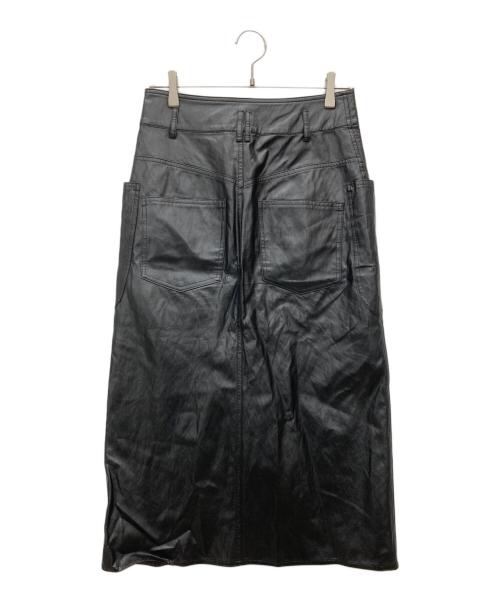 ISABEL ETOILE MARANT（イザベル）ISABEL ETOILE MARANT (イザベル) フェイクレザースカート ブラック サイズ:SIZE 38の古着・服飾アイテム