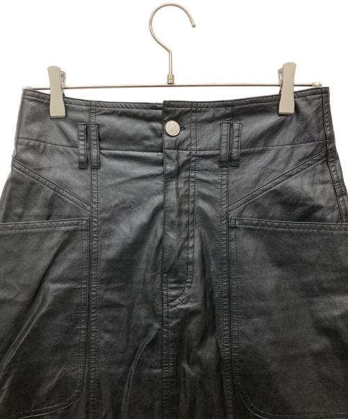 ISABEL ETOILE MARANT（イザベル）ISABEL ETOILE MARANT (イザベル) フェイクレザースカート ブラック サイズ:SIZE 38の古着・服飾アイテム
