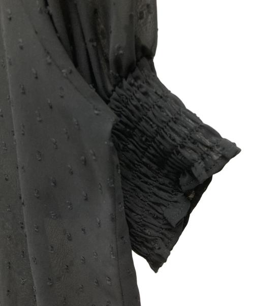 Spick and Span（スピックアンドスパン）Spick and Span (スピックアンドスパン) 半袖ブラウス ブラック サイズ:SIZE Fの古着・服飾アイテム