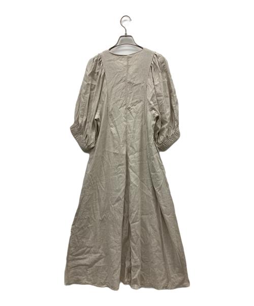 Adam et Rope（アダム エ ロペ）Adam et Rope (アダム エ ロペ) 半袖ワンピース アイボリー サイズ:Fの古着・服飾アイテム