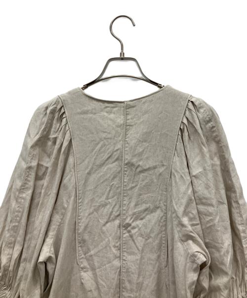 Adam et Rope（アダム エ ロペ）Adam et Rope (アダム エ ロペ) 半袖ワンピース アイボリー サイズ:Fの古着・服飾アイテム