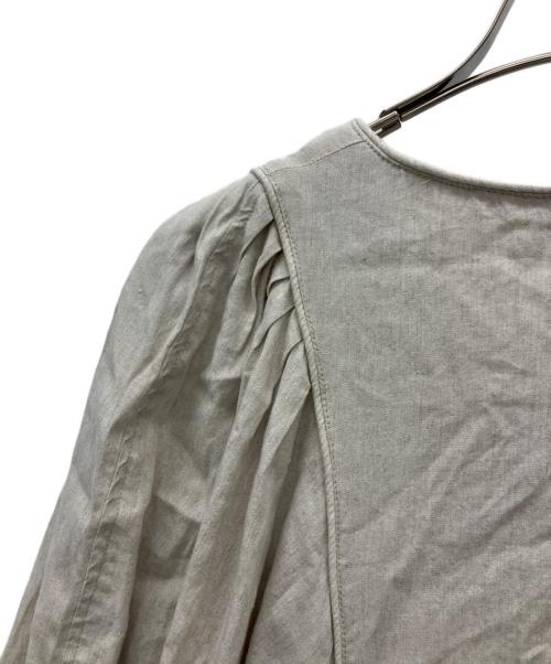 Adam et Rope（アダム エ ロペ）Adam et Rope (アダム エ ロペ) 半袖ワンピース アイボリー サイズ:Fの古着・服飾アイテム