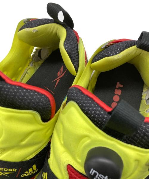 REEBOK（リーボック）REEBOK (リーボック) adidas (アディダス) クラシック インスタ ポンプ フューリー ブースト  イエロー×ブラック サイズ:27.5㎝の古着・服飾アイテム