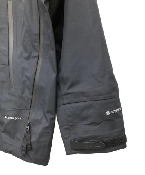 Snow peak（スノーピーク）Snow peak (スノーピーク) ゴアテックス レインジャケット ブラック サイズ:SIZE　Mの古着・服飾アイテム
