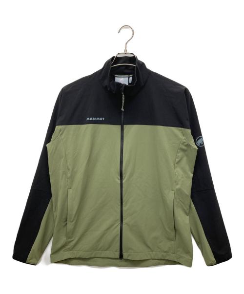 MAMMUT（マムート）MAMMUT (マムート) コンフォート ジャケット アジアンフィット ブラック×グリーン サイズ:SIZE Lの古着・服飾アイテム
