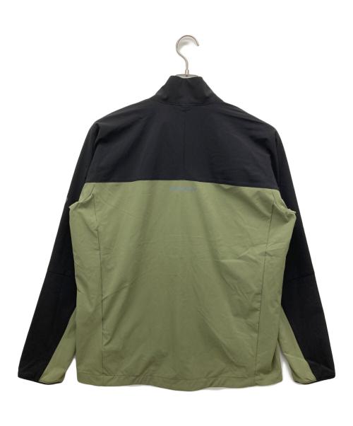 MAMMUT（マムート）MAMMUT (マムート) コンフォート ジャケット アジアンフィット ブラック×グリーン サイズ:SIZE Lの古着・服飾アイテム