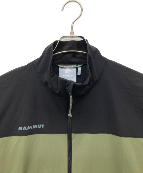 MAMMUT（マムート）MAMMUT (マムート) コンフォート ジャケット アジアンフィット ブラック×グリーン サイズ:SIZE Lの古着・服飾アイテム