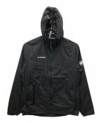 MAMMUTマムート）の古着「コンベイ ウィンドブレーカー フーデッド ジャケット アジアンフィット」｜ブラック