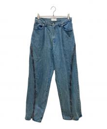 soerte（ソエルテ）の古着「ワイドデニムパンツ」｜インディゴ