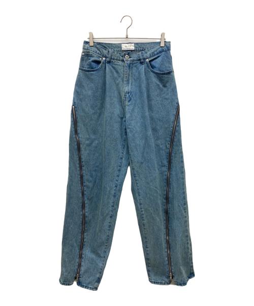 soerte（ソエルテ）soerte (ソエルテ) ワイドデニムパンツ インディゴ サイズ:SIZE 3の古着・服飾アイテム