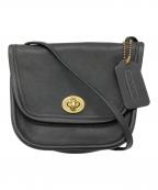 COACHコーチ）の古着「ショルダーバッグ」｜ブラック