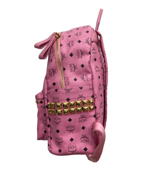 MCM（エムシーエム）MCM (エムシーエム) レザーリュック ピンクの古着・服飾アイテム