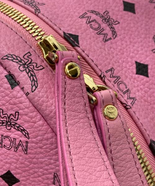 MCM（エムシーエム）MCM (エムシーエム) レザーリュック ピンクの古着・服飾アイテム