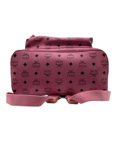 MCM（エムシーエム）MCM (エムシーエム) レザーリュック ピンクの古着・服飾アイテム