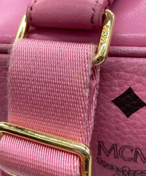 MCM（エムシーエム）MCM (エムシーエム) レザーリュック ピンクの古着・服飾アイテム