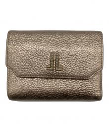 LANVIN（ランバン）の古着「3つ折り財布」｜ゴールドカラー