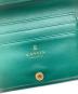 中古・古着 LANVIN (ライバン) 2つ折り財布 グリーン：10000円