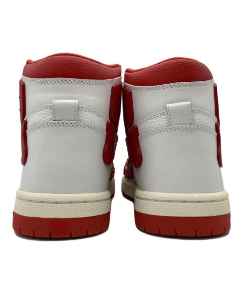 AMIRI（アミリ）AMIRI (アミリ) スカルパネルハイカットスニーカー レッド×ホワイト サイズ:25㎝の古着・服飾アイテム