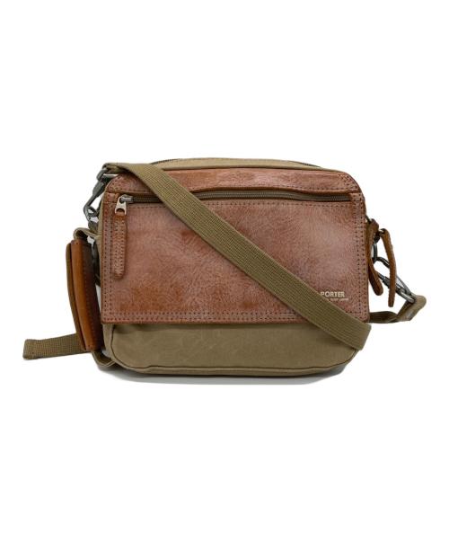 PORTER（ポーター）PORTER (ポーター) ショルダーポーチ カーキの古着・服飾アイテム