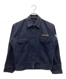 U'S NAVY（アメリカ海軍）の古着「50-60’Sスーベニアジャケット」｜ネイビー