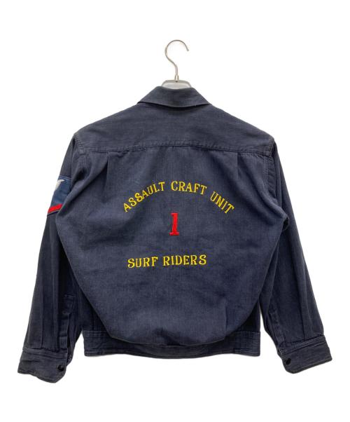 U'S NAVY（アメリカ海軍）U'S NAVY (ユーエスネイビー) 50-60’Sスーベニアジャケット ネイビー サイズ:不明の古着・服飾アイテム