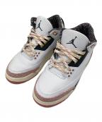 NIKEナイキ）の古着「ミドルカットスニーカー」｜ホワイト×ピンク