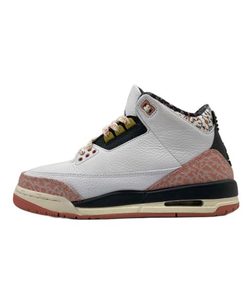 NIKE（ナイキ）NIKE (ナイキ) ミドルカットスニーカー ホワイト×ピンク サイズ:24㎝の古着・服飾アイテム