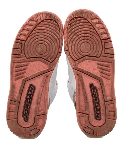 NIKE（ナイキ）NIKE (ナイキ) ミドルカットスニーカー ホワイト×ピンク サイズ:24㎝の古着・服飾アイテム