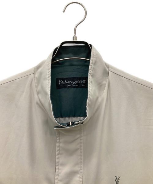 Yves Saint Laurent（イヴサンローラン）Yves Saint Laurent (イヴサンローラン) 比翼ジャケット アイボリー サイズ:Mの古着・服飾アイテム