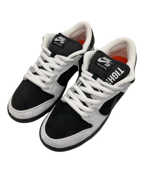 NIKE（ナイキ）NIKE (ナイキ) TIGHTBOOTH (タイトブース) タイトブース × ナイキ SB ダンク ロー プロ QS ブラック×ホワイト サイズ:27.5㎝ 未使用品の古着・服飾アイテム
