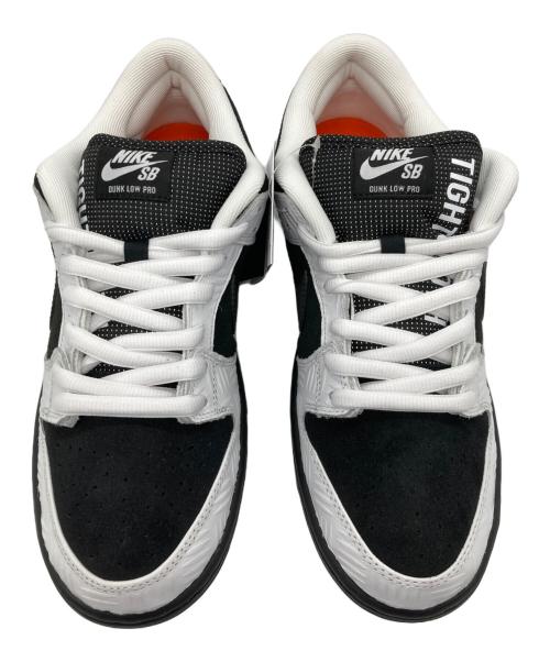 NIKE（ナイキ）NIKE (ナイキ) TIGHTBOOTH (タイトブース) タイトブース × ナイキ SB ダンク ロー プロ QS ブラック×ホワイト サイズ:27.5㎝ 未使用品の古着・服飾アイテム