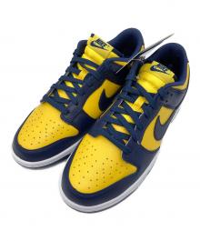 NIKE（ナイキ）の古着「ダンク ロー レトロ "ミシガン" バーシティ」｜イエロー×ネイビー