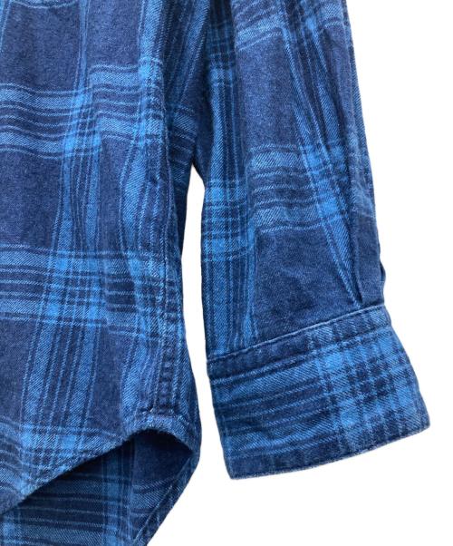 seven by seven（セブンバイセブン）seven by seven (セブンバイセブン) チェックネルシャツ ネイビー サイズ:SIZE Lの古着・服飾アイテム