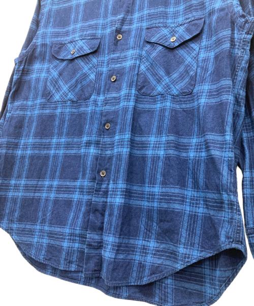 seven by seven（セブンバイセブン）seven by seven (セブンバイセブン) チェックネルシャツ ネイビー サイズ:SIZE Lの古着・服飾アイテム