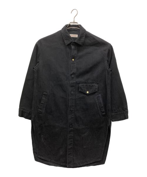 CULLNI（クルニ）CULLNI (クルニ) デニムコート ブラック サイズ:SIZE 1の古着・服飾アイテム