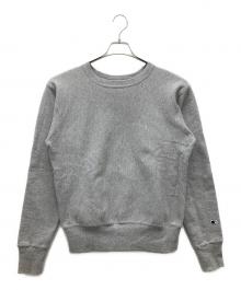 Champion（チャンピオン）の古着「リバースウィーブクルーネックスウェット」｜グレー