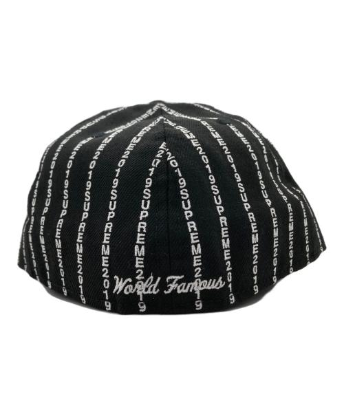 SUPREME（シュプリーム）SUPREME (シュプリーム) New Era (ニューエラ) 19SS SUPREME TEXT STRIPE ブラック サイズ:71/2の古着・服飾アイテム
