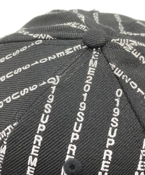 SUPREME（シュプリーム）SUPREME (シュプリーム) New Era (ニューエラ) 19SS SUPREME TEXT STRIPE ブラック サイズ:71/2の古着・服飾アイテム