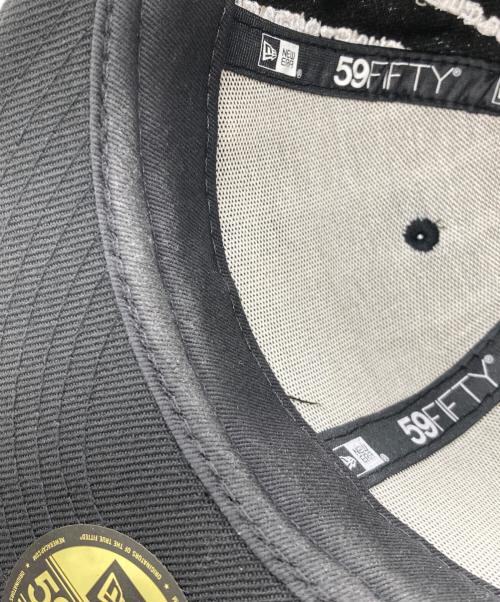 SUPREME（シュプリーム）SUPREME (シュプリーム) New Era (ニューエラ) 19SS SUPREME TEXT STRIPE ブラック サイズ:71/2の古着・服飾アイテム