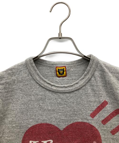 HUMAN MADE（ヒューマンメイド）HUMAN MADE (ヒューマンメイド) Tシャツ グレー サイズ:SIZE Lの古着・服飾アイテム