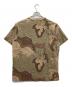 SUPREME (シュプリーム) チョコチップカモTシャツ ベージュ サイズ:SIZE L：5000円