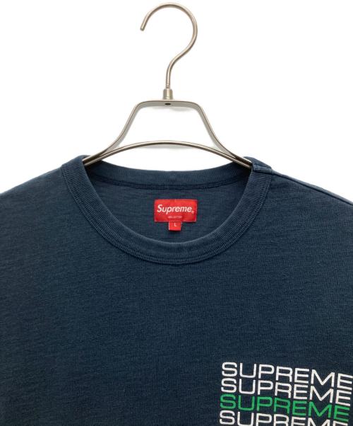 SUPREME（シュプリーム）SUPREME (シュプリーム) Tシャツ ネイビー サイズ:SIZE Lの古着・服飾アイテム