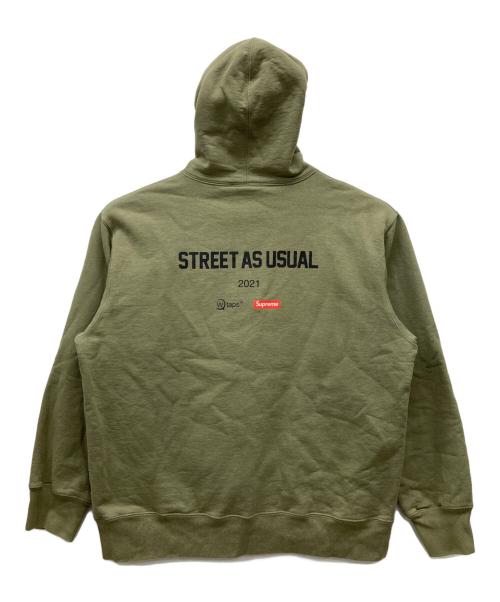 SUPREME（シュプリーム）SUPREME (シュプリーム) WTAPS (ダブルタップス) パーカー カーキ サイズ:SIZE Lの古着・服飾アイテム