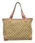 GUCCI (グッチ) GGキャンバストートバッグ ベージュ：40000円