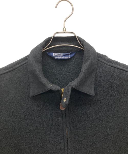 POLO RALPH LAUREN（ポロ・ラルフローレン）POLO RALPH LAUREN (ポロ・ラルフローレン) フリースジャケット ブラック サイズ:LLの古着・服飾アイテム